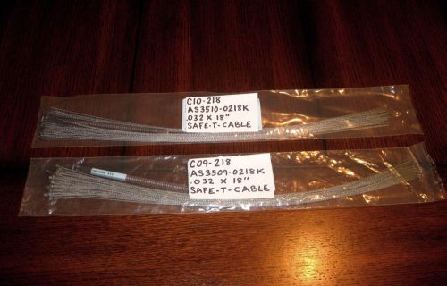 Dmc safe-t-cable c10-218 &amp; c09-218 (2 pack kit) *new* for sale