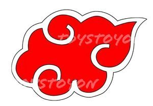 Naruto Akatsuki Cloud decal sticker Car Truck Boat Laptop sticker Decal