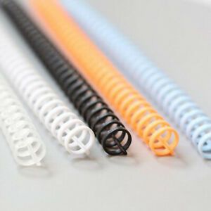 5pcs 30 Hole Loose-leaf Plastic Binding Ring Spring Spiral Rings Office SuppliBE