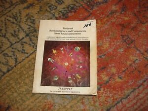 RARE TI Texas Instruments 1969 Semiconductor Component Catalog Book CC202