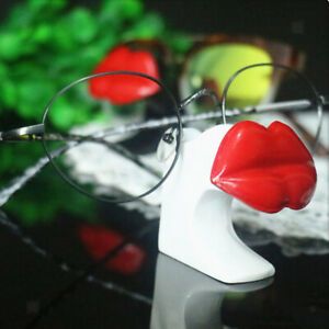 Red Lips Glasses Eyeglasses Sunglasses Display Show Stand Holder Frame