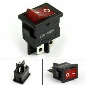 SCI Waterproof R13-73C Rocker Switch 4Pin 2Position DPST  6A/250VAC 10A/125V0 F1