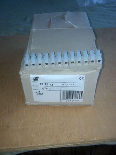 Barrier strip 12 circuit 25a 300v(box of 50)  *new* for sale