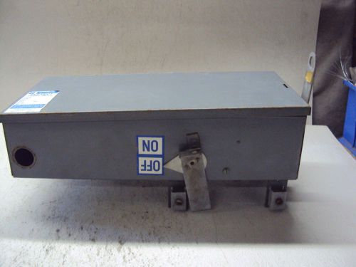 Westinghouse 2528d46g03 bus duct fusible switch 60 amp used for sale