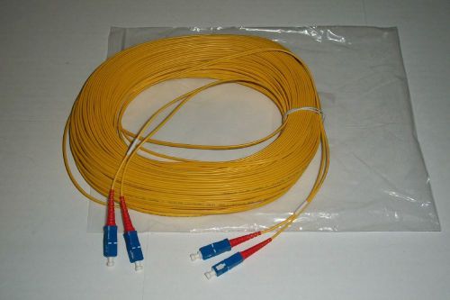 Corning fiber cable, sc - sc duplex at 60 meters long. for sale