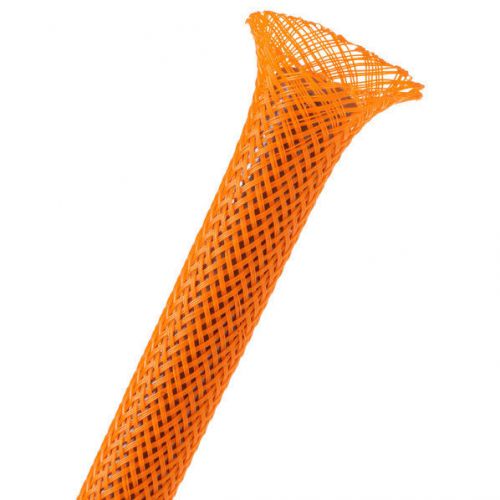 Techflex 3/8&#034; Expandable Sleeving 25 ft. Orange 082-340