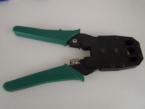 Used Rj45 Cat5 Wire Crimping Tool Pliers with Cable Stripper