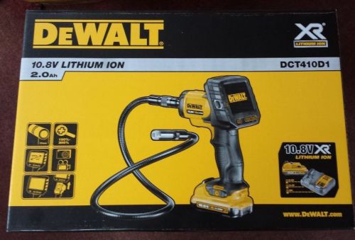 Dewalt DCT410D1 XR Li-Ion 10.8V Inspection Camera w 90cm x 17mm Cable no battery