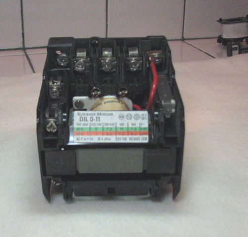 KLOCKNER-MOELLER J-DIL 0-11  CONTACTOR   115V  60Hz  35AMP