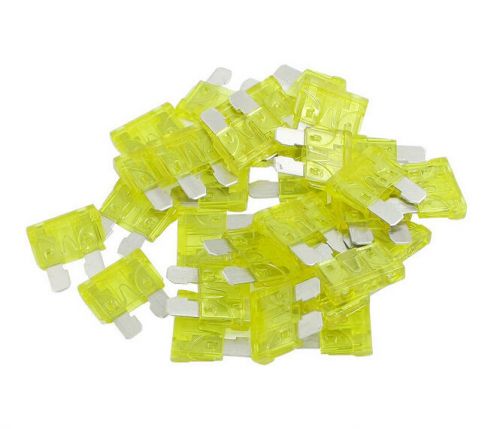 Auto Car Caravan Truck SUV Boat ATC Blade Fuses Yellow 20A 20 AMP 30 Pcs