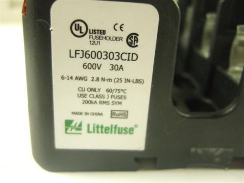 LFJ600303CID, LITTELFUSE FUSEHOLDER BLOCK