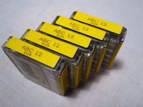 LOT (25) ABC-12 Ceramic Fuse 12A 150V 1/4&#034; x 1-1/4&#034; - 5 pks of 5