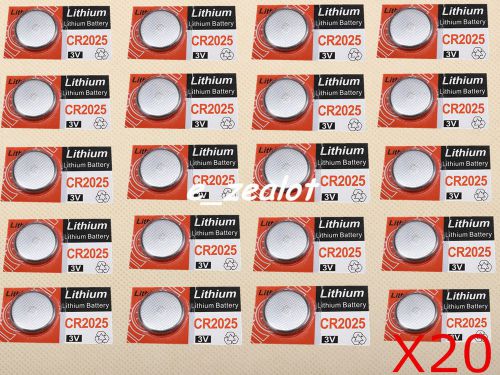 20PCS CR2025  Button batteries 3V Li Battery Perfect