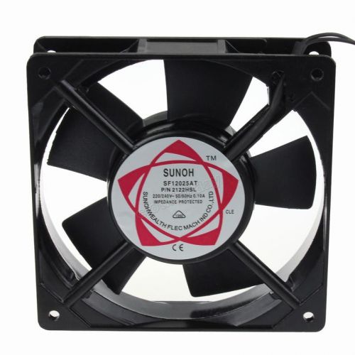 10x 120mm 12cm ac cooling fan 220v 240v ac 72cfm 2wire 120x120x25mm free dhl ems for sale