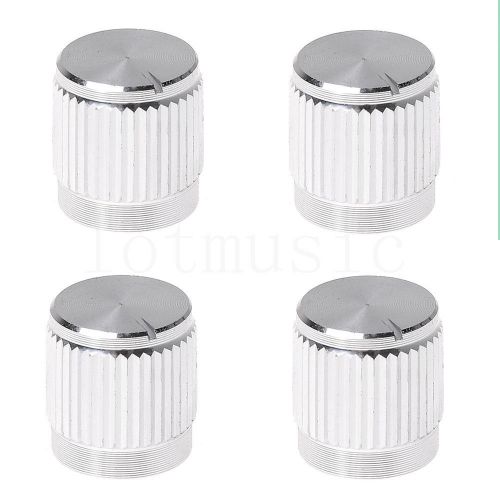 4pcs Aluminium Insert Type Knobs size=?10x12mm Hole=18T color=Silver