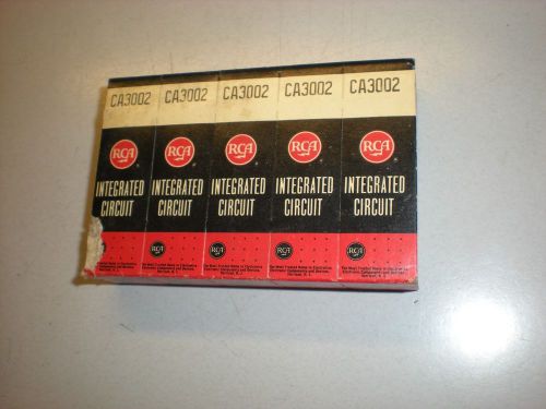 Lot of (5) RCA Model CA3002 Integrated Circuit - NOS - NIB