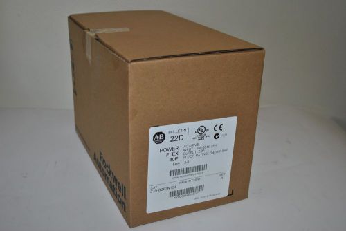 22D-B2P3N104 ALLEN- BRADLEY POWERFLEX 40P AC DRIVE 0.5 HP  240 VOLT