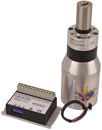 Moog bdp-q2-50-10 silencer 2-quadrant speed controller w/bn28 brushless dc motor for sale