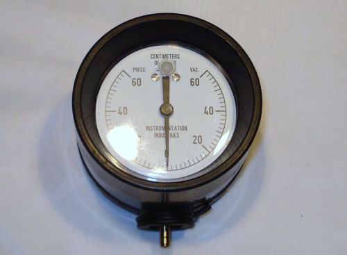 Instrumentation Industries Pressure Gauge +/- 60 Centimeters of Water