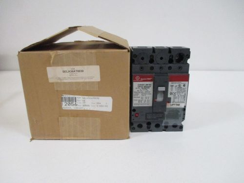 GENERAL ELECTRIC SELA36AT0030 CIRCUIT BREAKER *NEW IN A BOX*