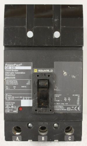 Square D QBA32225 QB 225 Amp PowerPact Breaker **XLNT**  #1