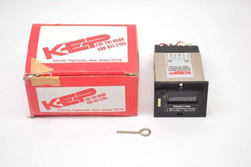 NEW KEP EVS214/EVS1513 PRESET TIMER 5 DIGIT 120V-AC COUNTER B477147