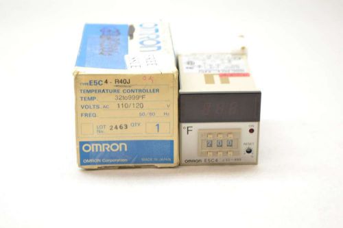 New omron e5c4-r40j 32-999f120v-ac temperature controller d441682 for sale