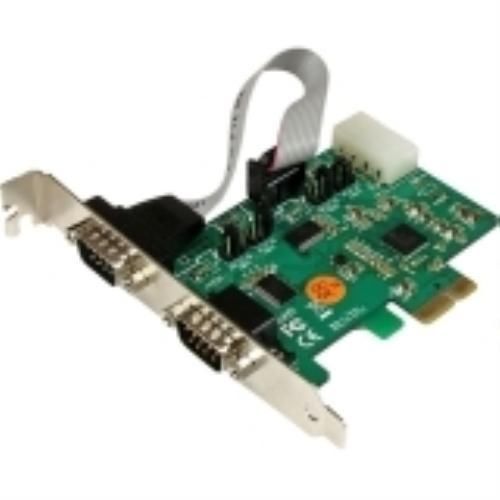 StarTech.com 2 Port Industrial PCI Express RS232 Serial Card w/ Power PEX2S553S