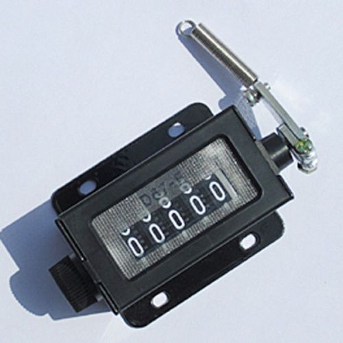 D67-F Mechanical Click Counter 5 Digit Manual Hand Tally 350rpm 38x30mm 99999