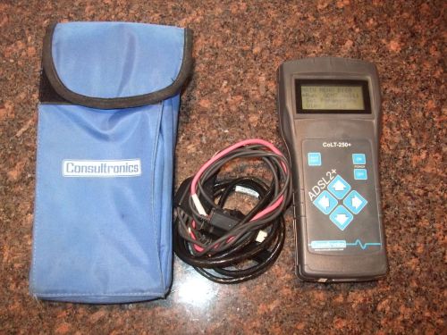 CONSULTRONICS EXFO COLT ADSL2 ADSL  250+ DSL TEST SET NOISE ATTENUATION BIT RATE