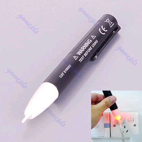 Non Contact New Voltage Detector 90~1000V AC Pen Tester BLK