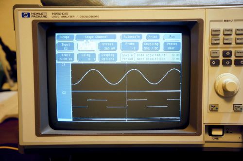 Hewlett Packard HP 1662CS Logic Analyzer with 250 MHz 1 Gsa/s Oscilloscope