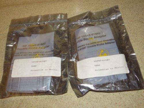 TWO HP 16542-61607 Logic Analyzer Double Probe Adaptes NEW!