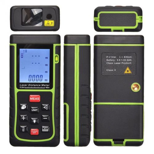 40m/131ft Digital Laser Distance Meter RZE40 Range Finder Measure Diastimeter