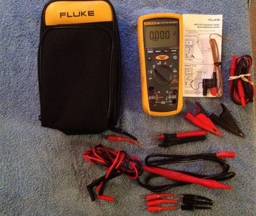 FLUKE 1587 MULTIMETER W/LEADS &amp; ACCESSORIES