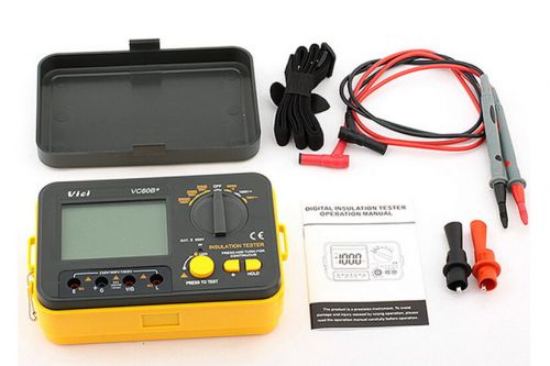 Meter VC60B+ Digital Insulation Resistance Tester Megger MegOhmmeter