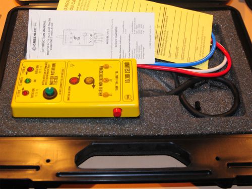 Greenlee Unitest DR701 Motor Rotation  Indicator