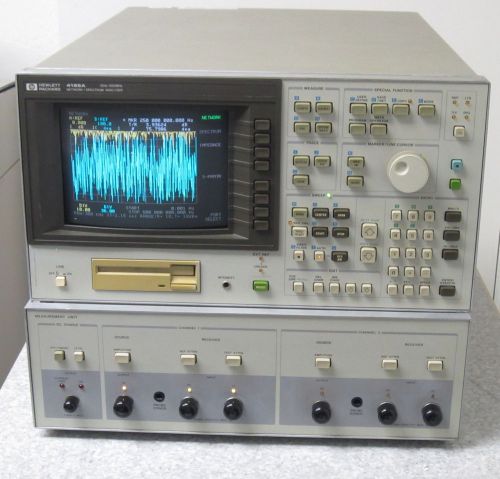 Agilent HP 4195A  10Hz-500MHz Network/Spectrum Analyzer With Cables