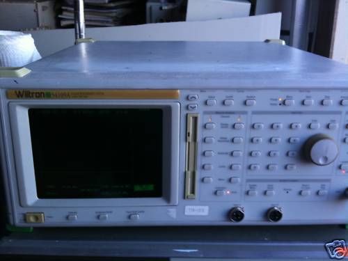 Wiltron 54109A 2.20GHz network analyzer W Options