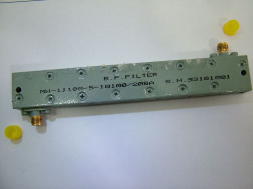 Rf bandpass filter cf 20.7ghz bw 2.5ghz mw-11100-5-10100/200a for sale