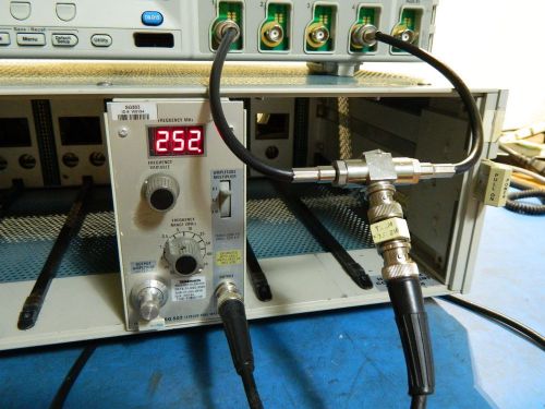 Tektronix SG503 w/Precision Coax., Term., and Divider Cable