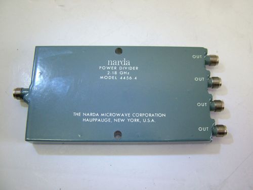 NARDA 4 WAY BROADBAND POWER DIVIDER 2-18GHz 4456-2 SMA