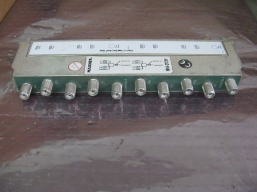 MaxNet MN4-2TCPF Dual 4 Way Combiner/Splitter Pad Module (RF Signal).WARRANTY!!!