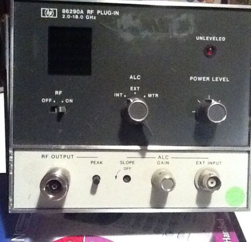 HP Agilent 86290A RF Plug-In / 2-18 GHz