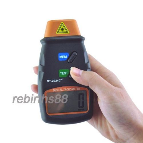 Automatic lcd digital ta laser photo tachometer non contact rpm tach tester k0e1 for sale