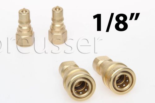 Carpet cleaning quick disconnects 1/8&#034; for wands truckmount qd coupler brass for sale