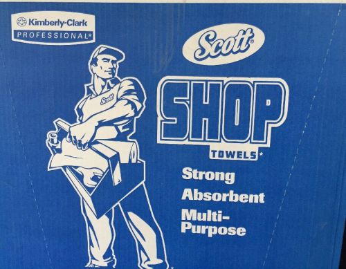 30 Rolls Scott 75130 Blue Shop Towels 55 Towels per Roll