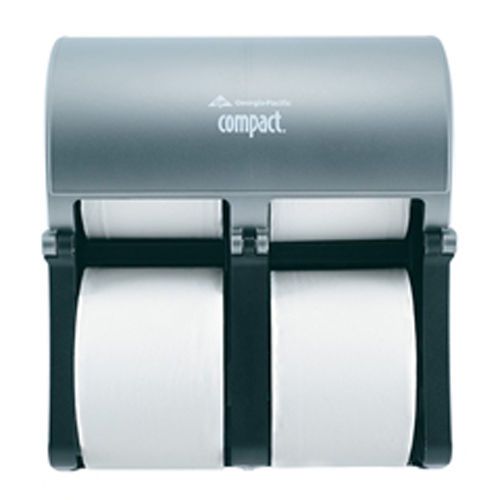 Georgia Pacific 56746 Compact Quad Vertical 4 Roll Coreless Tissue Dispenser NEW