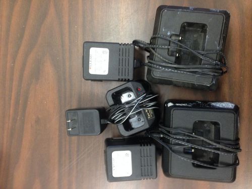 NC-73 &amp; NC-76B  Vertex/Yaesu two way radio Charger OEM - lot of 3