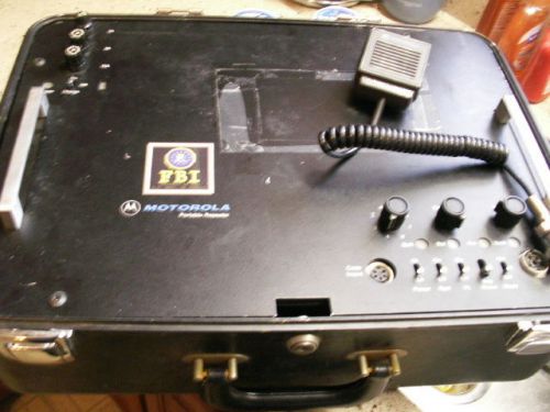 Motorola fbi vhf suitcase repeater for sale